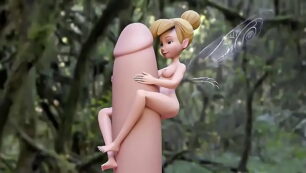 3D Hentai Tinker Bell fodido por um monstro Dick